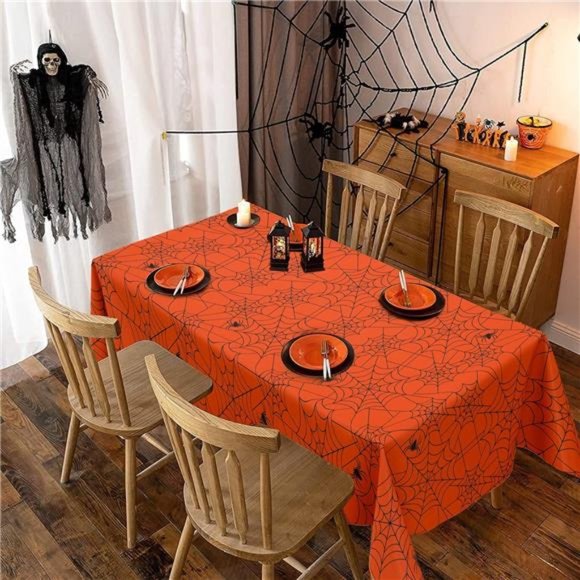 Halloween & Thanksgiving Tablecloth, 2Pack SpillProof Indoor/Outdoor Table Cover - Picture 7 of 7